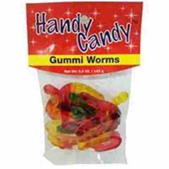 Picture of HANDY CANDY GUMMI WORMS 5OZ