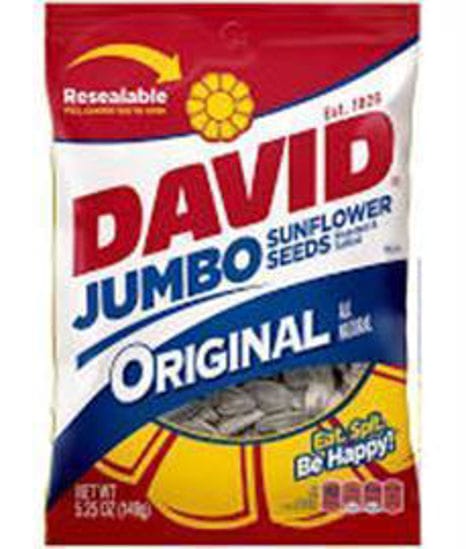 Picture of DAVID SUNFLOWER SEEDS ORIGINAL JUMBO 5.25OZ