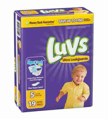 Picture of LUVS DIAPER SIZE 5 19CT