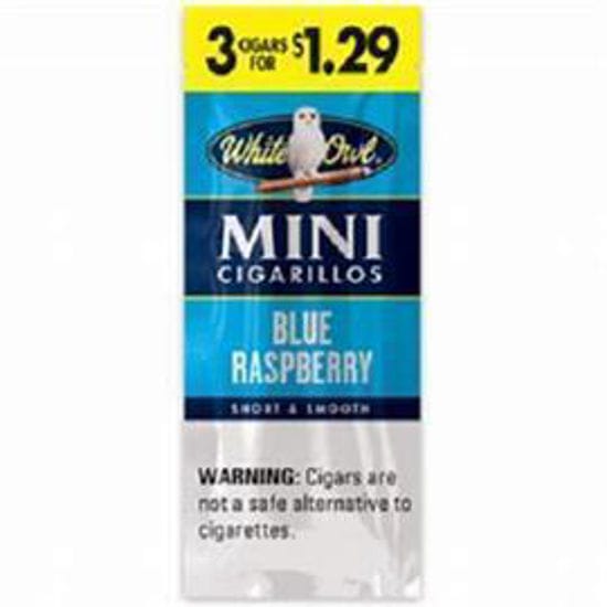 Picture of WHITE OWL MINI BLUE RASPBERRY 3 FOR 1.29 15CT 3PK