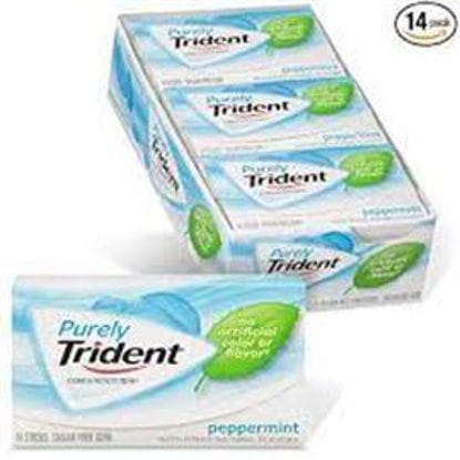 Picture of TRIDENT PURELY PEPPERMINT 12CT