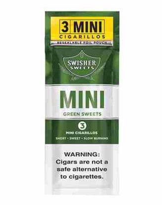 Picture of SWISHER SWEETS MINI GREEN SWEETS 3 FOR 2 15CT 3PK