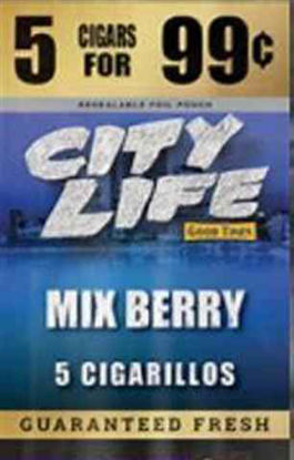 Picture of CITY LIFE MIX BERRY 5 FOR 99C 15CT 5PK