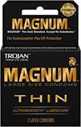 Picture of TROJAN MAGNUM THIN LUBRICATED 3PK 6CT