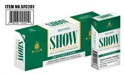 Picture of SHOW MENTHOL FILTERS CIGARS 100s