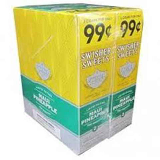 Picture of SWISHER SWEETS MAUI PINEAPPLE 2 FOR 99C 30CT 2PK