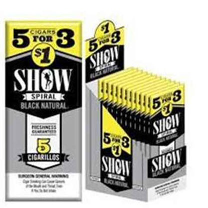 Picture of SHOW BLACK NATURAL 5 FOR 1 15CT 5PK