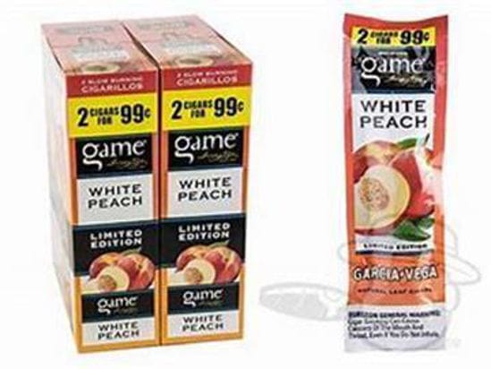 Picture of GAME LEAF WHITE PEACH 2 FOR 99C 30CT 2PK