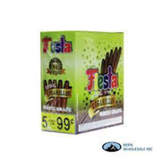 Picture of FIESTA CIGARILLOS WHITE GRAPE 5 FOR 99C 15CT 5PK