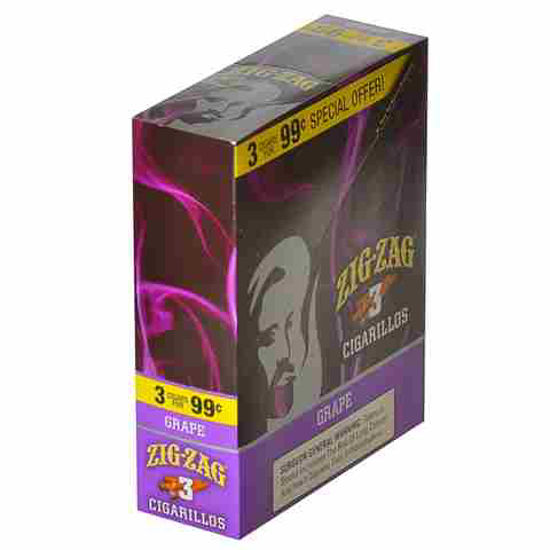 Picture of ZIG ZAG GRAPE 3 FOR 99C 15CT 3PK