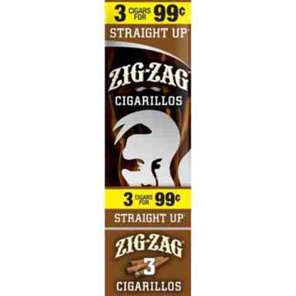 Picture of ZIG ZAG STRAIGHT UP 3 FOR 99C 15CT 3PK