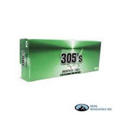 Picture of 305s MENTHOL 100s BOX 10CT 20PK