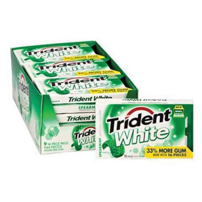 Picture of TRIDENT WHITE SPEARMINT 9CT