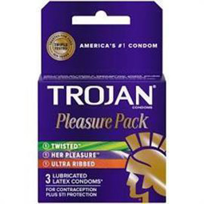 Picture of TROJAN PLEASURE PACK 3PK 6CT