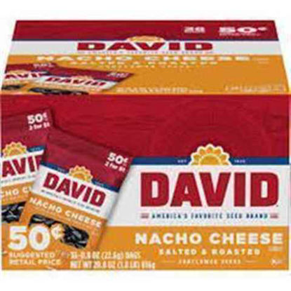 Picture of DAVID SUNFLOWER SEEDS NACHO CHEESE 36CT