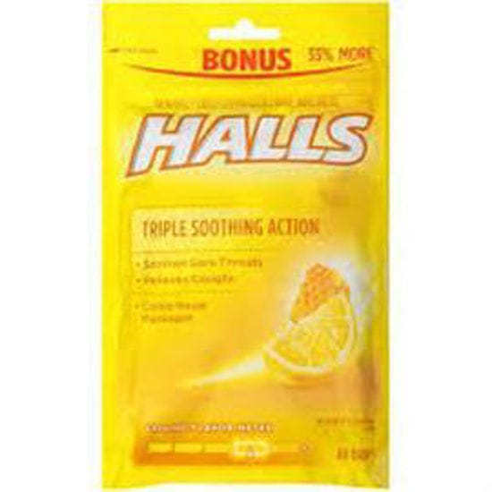 Picture of HALLS COUGH DROPS HONEY LEMON 40CT