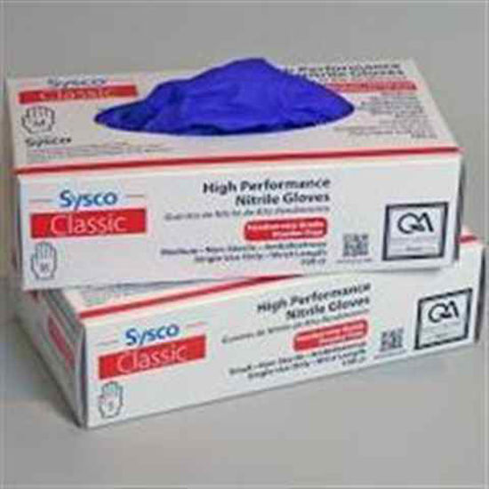 Picture of SYSCO NITRILE GLOVES POWDER FREE MEDIUM