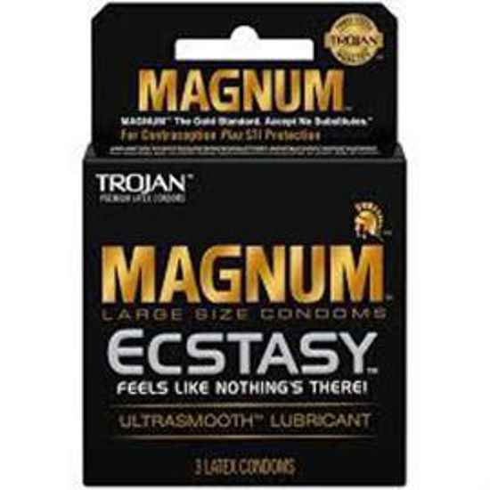 Picture of TROJAN MAGNUM ECSTASY LARGE LUBRICANT 3PK 6CT