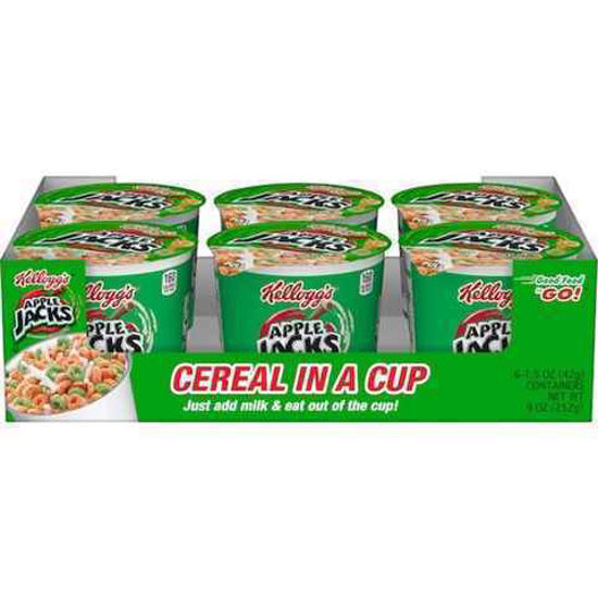 Picture of KELLOGGS APPLE JACKS CEREAL CUPS 1.5OZ 6CT