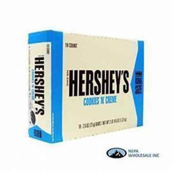 Picture of HERSHEYS COOKIES N CREAM KING SIZE 2.6OZ 18CT