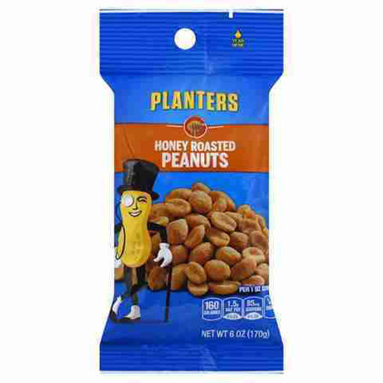 Picture of PLANTERS HONEY ROASTED PEANUTS 6OZ