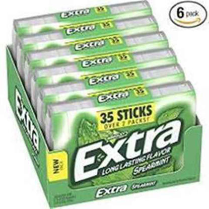 Picture of WRIGLEYS EXTRA GUM SPEARMINT 35 STICKS 6CT