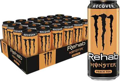 Picture of MONSTER REHAB PEACH TEA 16OZ 24CT