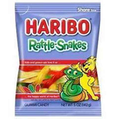 Picture of HARIBO RATTLE SNAKES GUMMI CANDY 5OZ