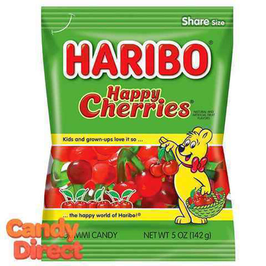 Picture of HARIBO HAPPY CHERRIES GUMMI CANDY 5OZ