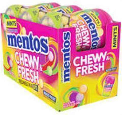 Picture of MENTOS CHEWY FRESH MIXED FRUIT BOTTLE 6CT