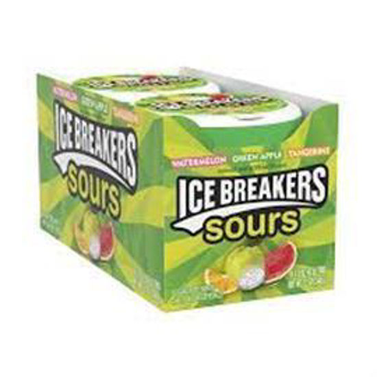 Picture of ICE BREAKERS SOURS WATERMELON N GREEN APPLE 1.5OZ 8CT