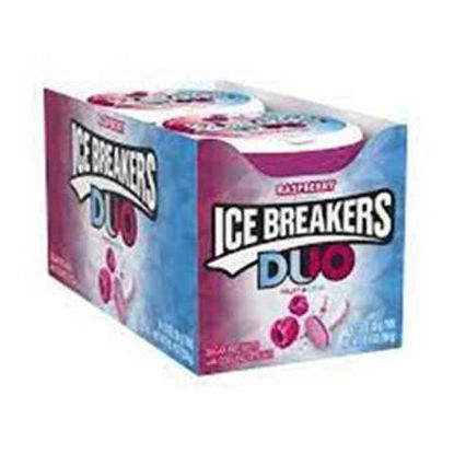 Picture of ICE BREAKERS DUO RASPBERRY 1.3OZ 8CT