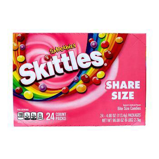 Picture of SKITTLES SMOOTHIES KING SIZE 4OZ 24CT