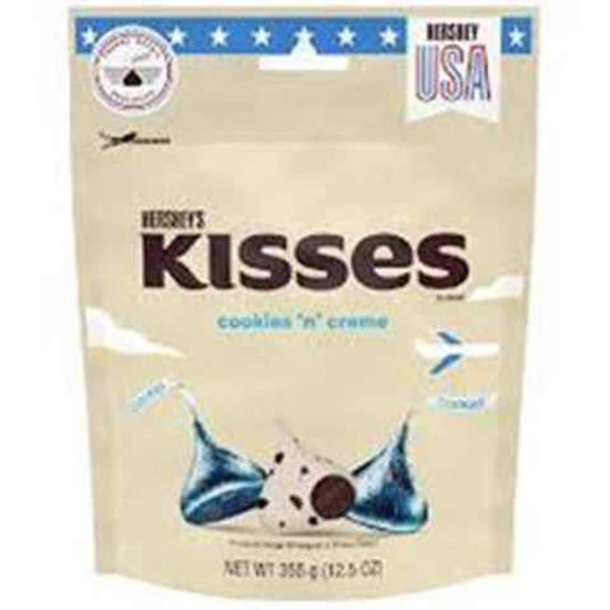 Picture of HERSHEYS KISSES COOKIES N CREAM 12.5OZ