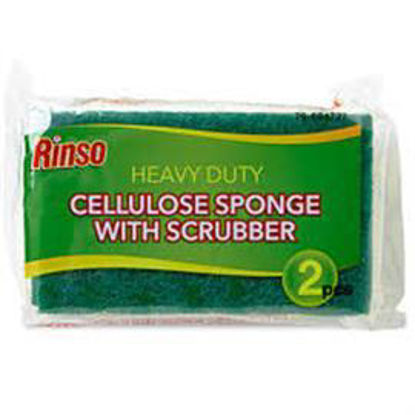 Picture of RINSO HEAVY DUTY SPONGE WITH SCRUBBER 2PCS