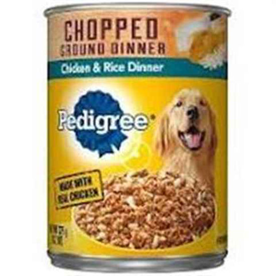 Picture of PEDIGREE CHOPPED CHICKEN WITH RICE 13.2OZ