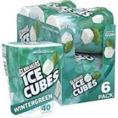 Picture of ICE BREAKERS ICE CUBES WINTERGREEN 3.24OZ 6CT