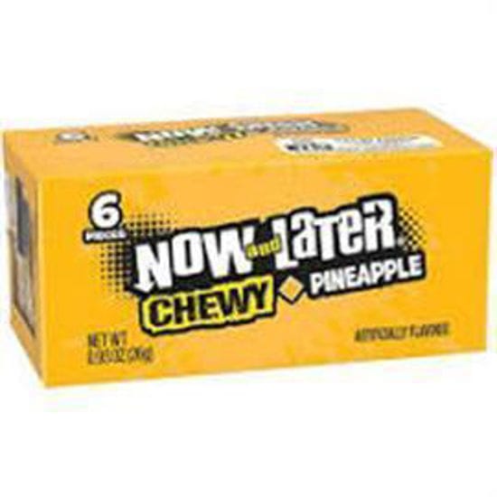 Picture of NOW N LATER CHEWY PINEAPPLE 25C 24CT