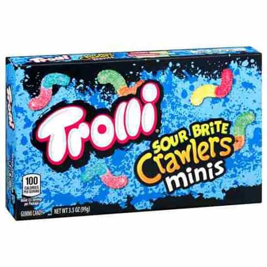 Picture of TROLLI SOUR BRITE CRAWLERS MINIS THEATER BOX 3.5OZ