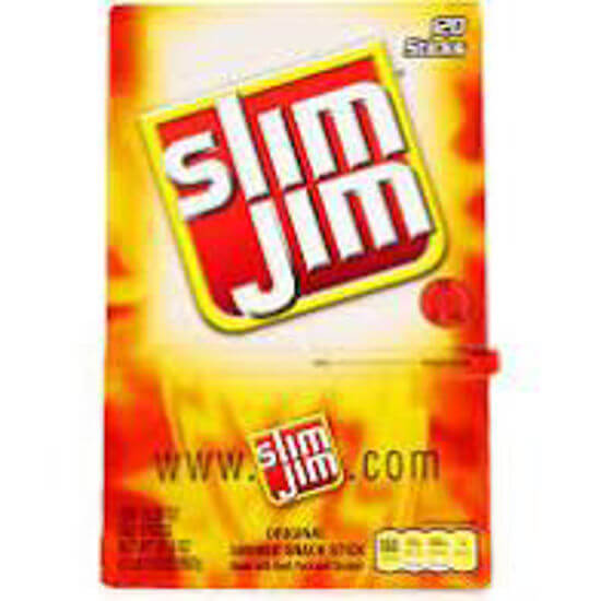 Picture of SLIM JIM BEEF JERKEY ORIGINAL 0.97OZ 24CT