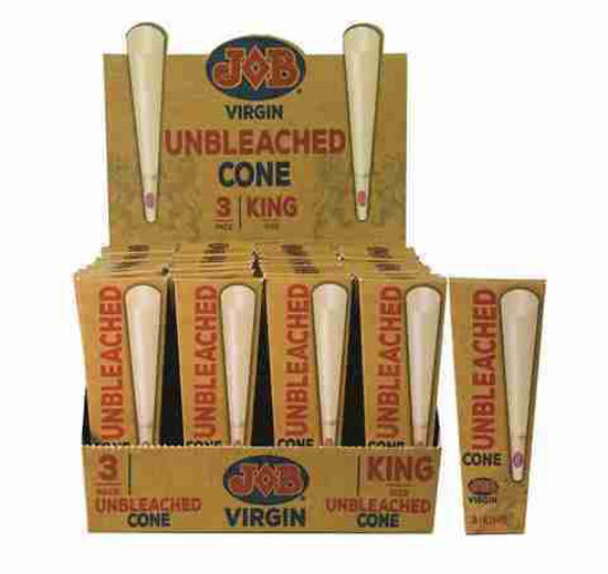 Picture of JOB VIRGIN UNBLEACHED CONE KING 32CT 3PK