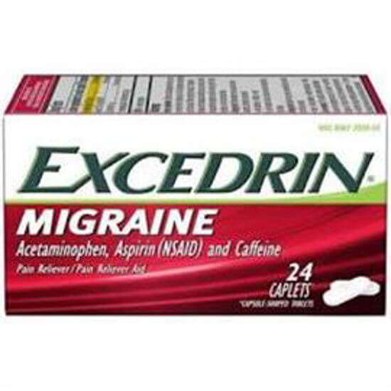 Picture of EXCEDRIN MIGRAINE CAPLETS 24CT