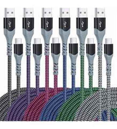 Picture of WEGACELL USB DATA CABLE TYPE-C 10FT