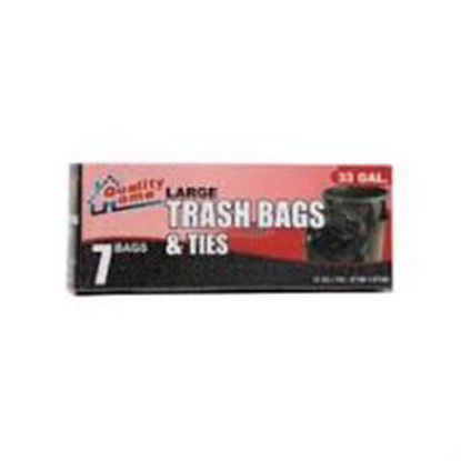 Picture of QUALITY HOME TRASH BAGS 33GAL 7CT