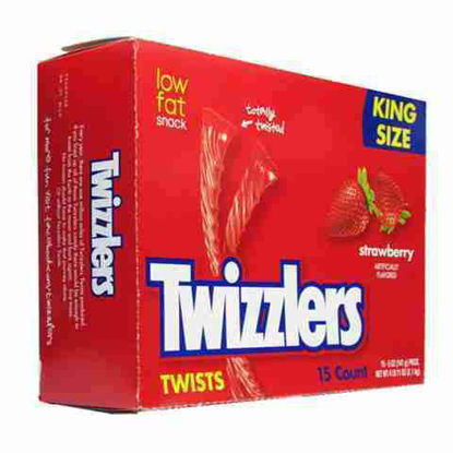 Picture of TWIZZLERS STRAWBERRY KING SIZE 5OZ 15CT