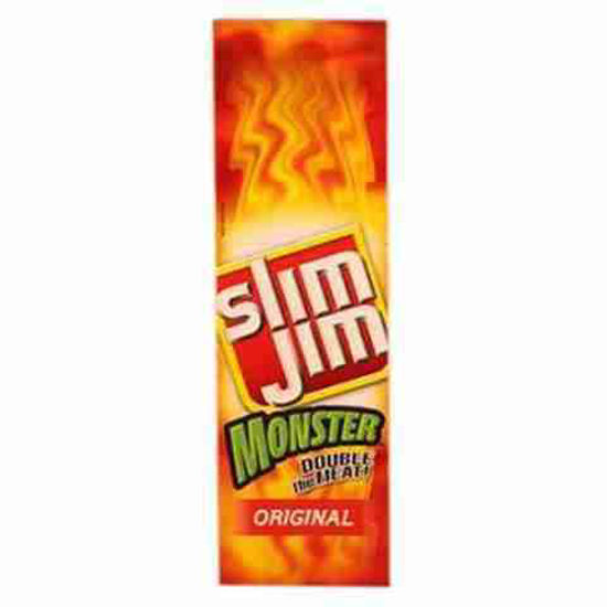 Picture of SLIM JIM BEEF JERKEY ORIGINAL MONSTER SIZE 1.94OZ 18CT