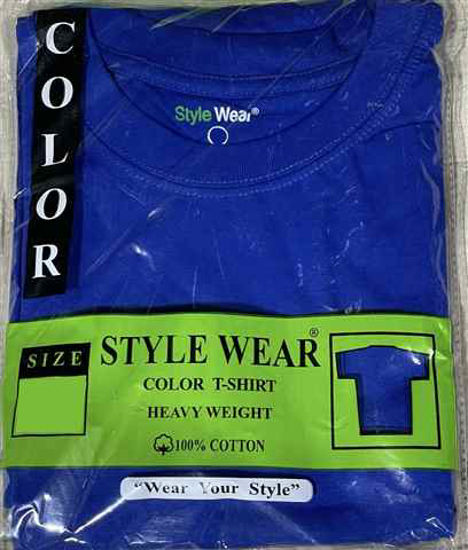 Picture of STYLE WEAR ROUND NECK BLUE MEDIUM