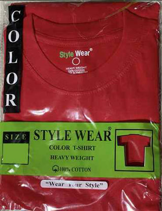 Picture of STYLE WEAR ROUND NECK RED 3XL