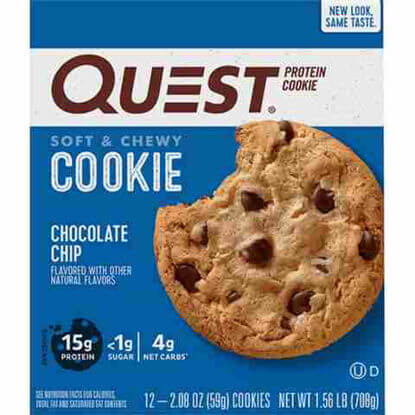 Picture of QUEST PROTEIN CHOCOLATE CHIP COOKIE 2.8OZ 12CT