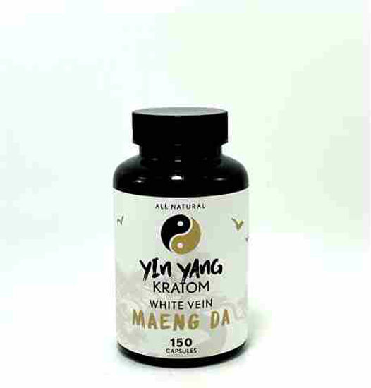 Picture of YIN YANG KRATOM WHITE VEIN MAENG DA 150 CT